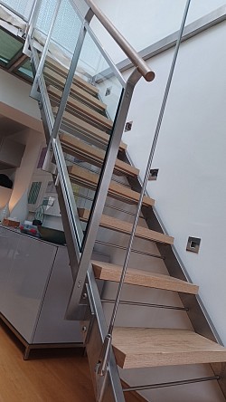 Staircase to Mezzanine floor